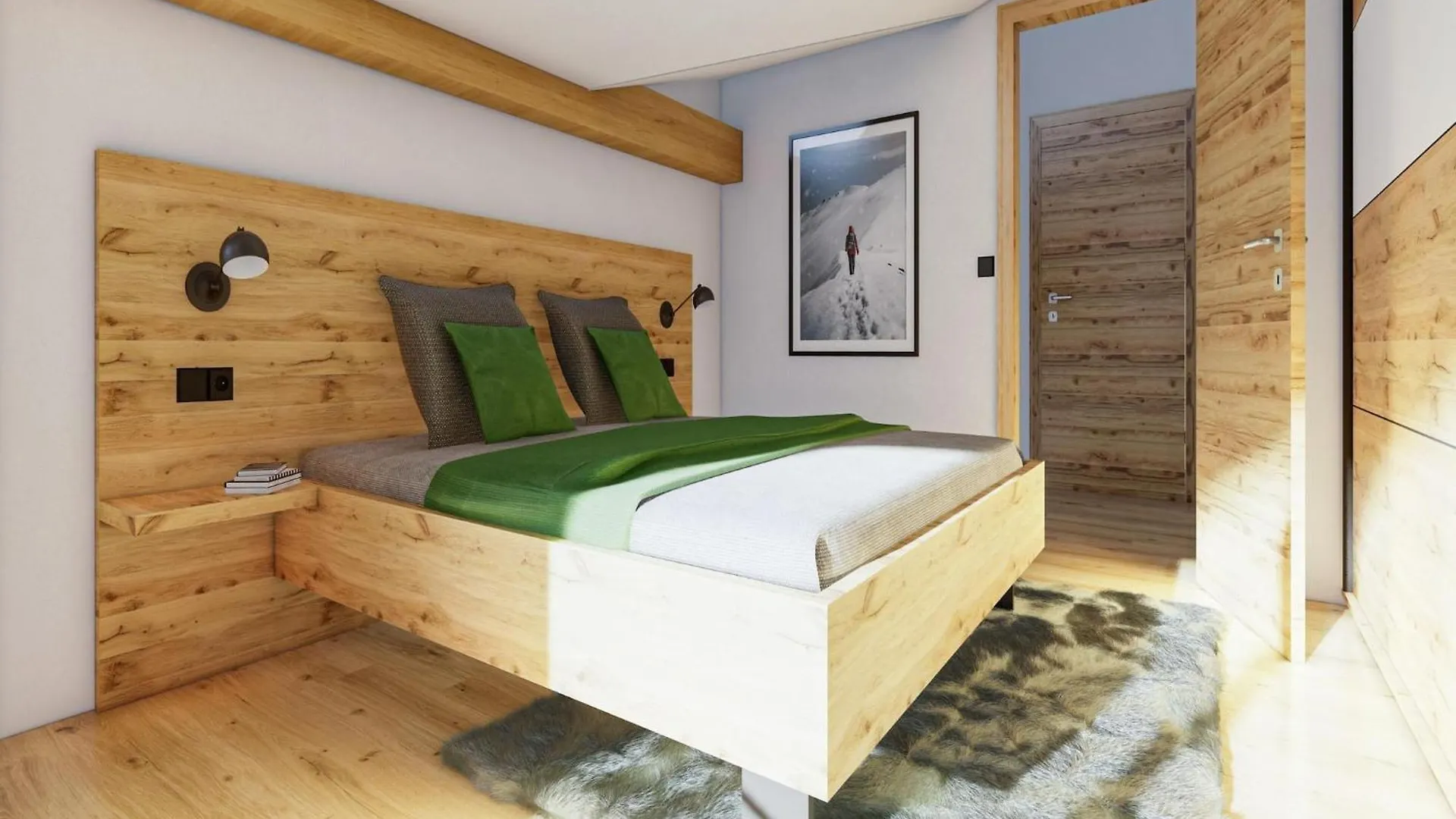 Bergzeit Flat Saalbach Directly On The Ski Piste