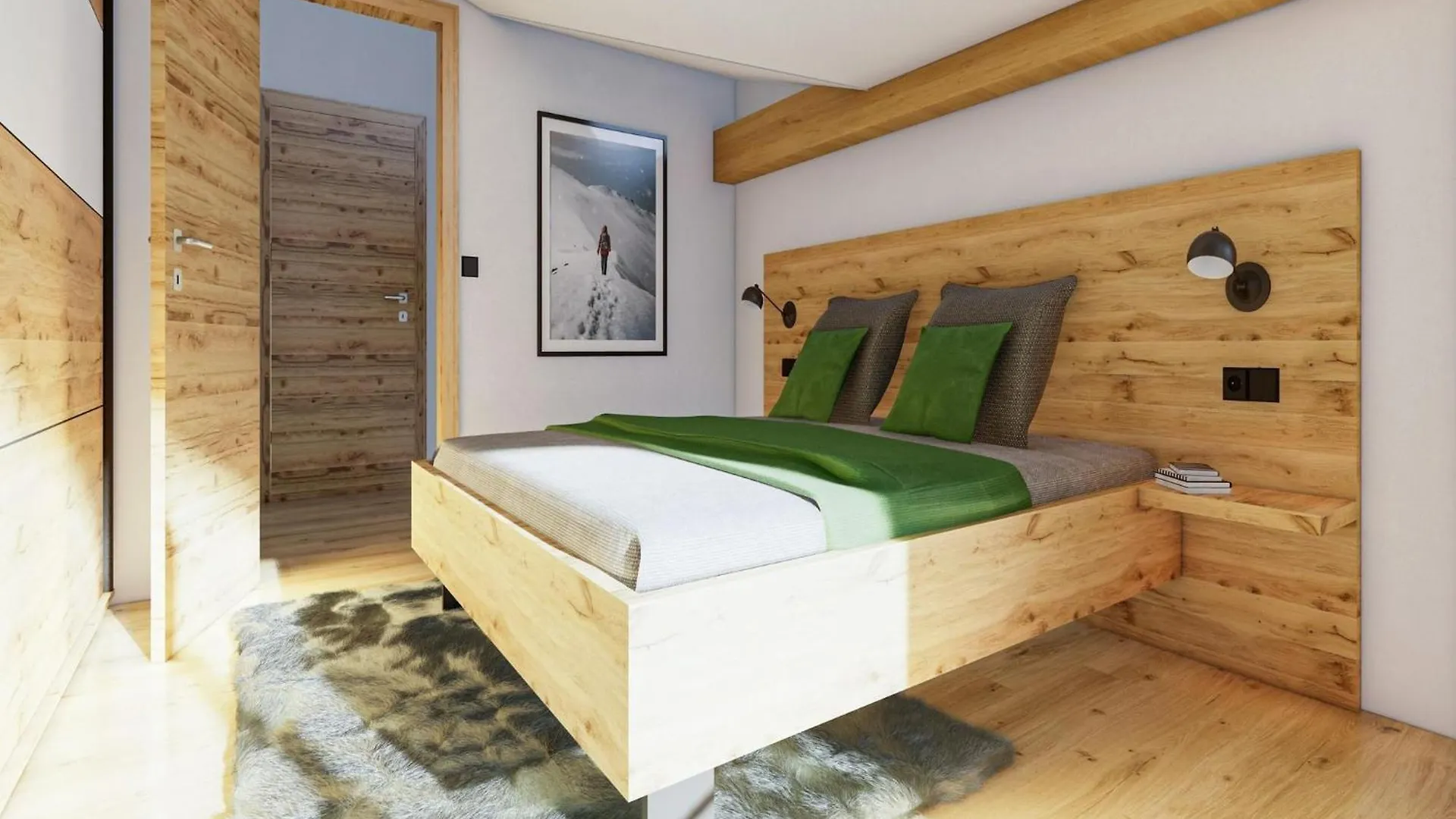 Bergzeit Flat Saalbach Directly On The Ski Piste Austria